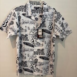 Tango Hotel X Mr. Cartoon Short Sleeve Button-Down Shirt Men’s